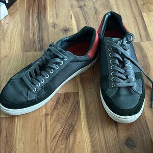 Original Penguin Orange Sneakers with Lace-Up Design